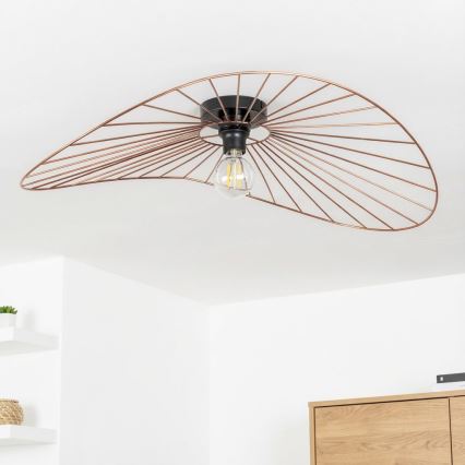 Brilagi - LED-pintakiinnitteinen kattokruunu CERIA WIRE 1xE27/40W/230V 60x80 cm pronssi