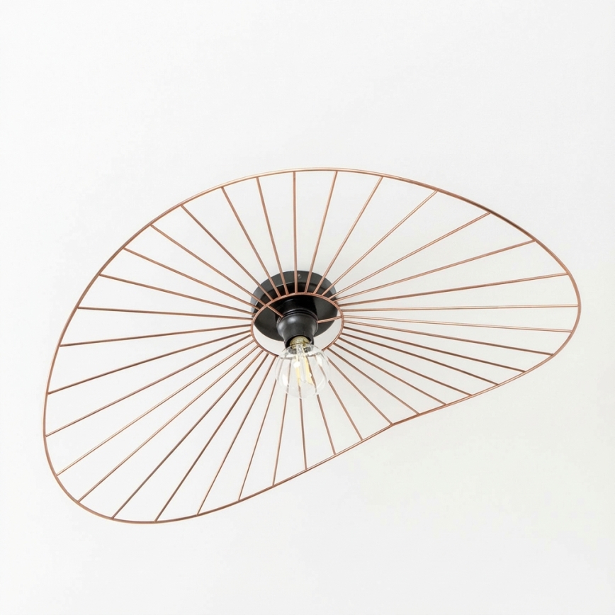 Brilagi - LED-pintakiinnitteinen kattokruunu CERIA WIRE 1xE27/40W/230V 60x80 cm pronssi
