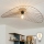 Brilagi - LED-pintakiinnitteinen kattokruunu CERIA WIRE 1xE27/40W/230V 60x80 cm pronssi/tammi