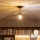 Brilagi - LED-pintakiinnitteinen kattokruunu CERIA WIRE 1xE27/60W/230V 60x80 cm musta/pronssi