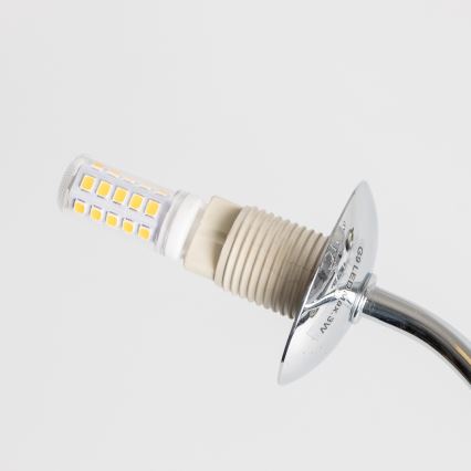 Brilagi - LED-pintakiinnitteinen kattokruunu MISTEL 15xG9/3W/230V musta kromi/savunvärinen