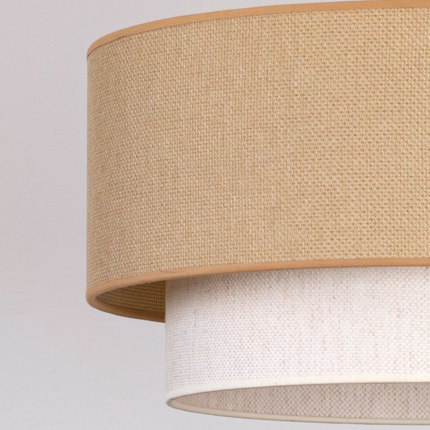 Brilagi - LED-pintakiinnitteinen kattovalaisin BOHO ECO 1xE27/10W/230V halkaisija 40 cm beige/kerma