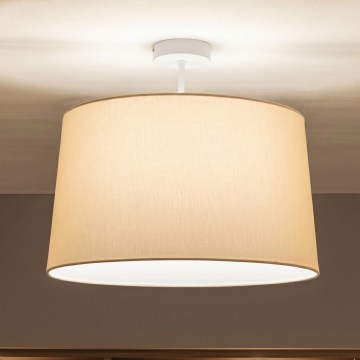 Brilagi - LED-pintakiinnitteinen kattovalaisin CERIA, 1 x E27 / 60 W / 230 V, halkaisija 45 cm, valkoinen/beige