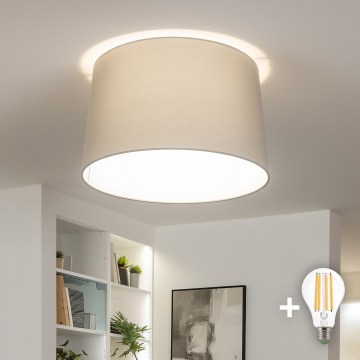 Brilagi - LED-pintakiinnitteinen kattovalaisin CERIA 1xE27/40W/230V Ø 45 cm harmaa