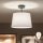 Brilagi - LED-pintakiinnitteinen kattovalaisin CERIA 1xE27/60W/230V halkaisija 30 cm musta/valkoinen