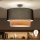 Brilagi - LED-pintakiinnitteinen kattovalaisin CERIA 1xE27/60W/230V halkaisija 50 cm musta/beige