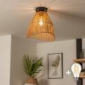 BRILAGI - LED pintakiinnitteinen kattovalaisin CERIA BOHO 1xE27/40W/230V Ø 30 cm ruskea