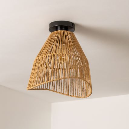 Brilagi - LED pintakiinnitteinen kattovalaisin CERIA BOHO 1xE27/40W/230V Ø 30 cm ruskea