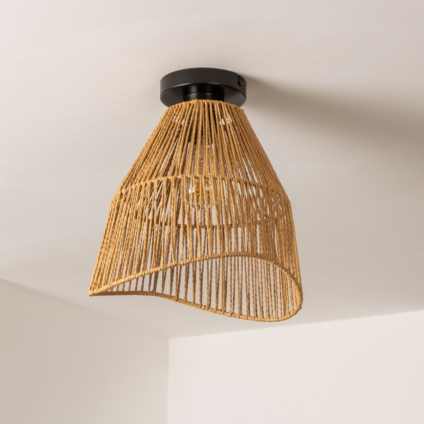 Brilagi - LED pintakiinnitteinen kattovalaisin CERIA BOHO 1xE27/40W/230V Ø 30 cm ruskea
