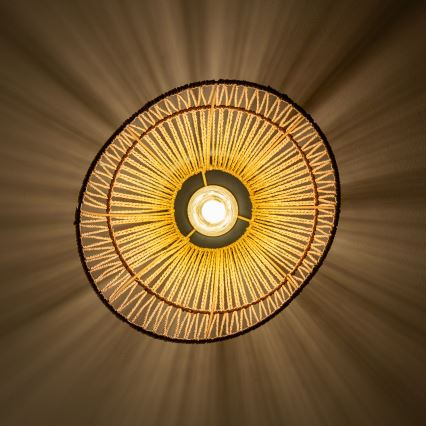 Brilagi - LED pintakiinnitteinen kattovalaisin CERIA BOHO 1xE27/40W/230V Ø 30 cm ruskea