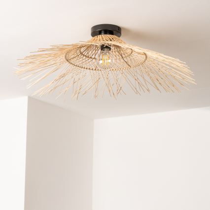Brilagi - LED-pintakiinnitteinen kattovalaisin CERIA BOHO 1xE27/40W/230V Ø 70 cm bambu