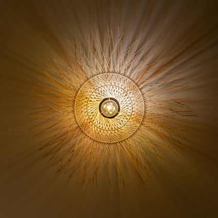 Brilagi - LED-pintakiinnitteinen kattovalaisin CERIA BOHO 1xE27/40W/230V Ø 70 cm bambu