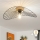 Brilagi - LED-pintakiinnitteinen kattovalaisin CERIA WIRE 1xE27/40W/230V 40x56 cm musta/tammi