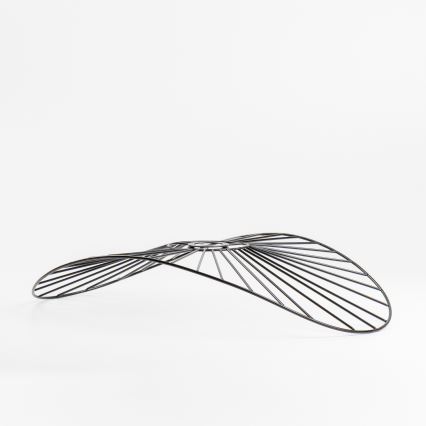 Brilagi - LED-pintakiinnitteinen kattovalaisin CERIA WIRE 1xE27/40W/230V 40x56 cm musta/tammi