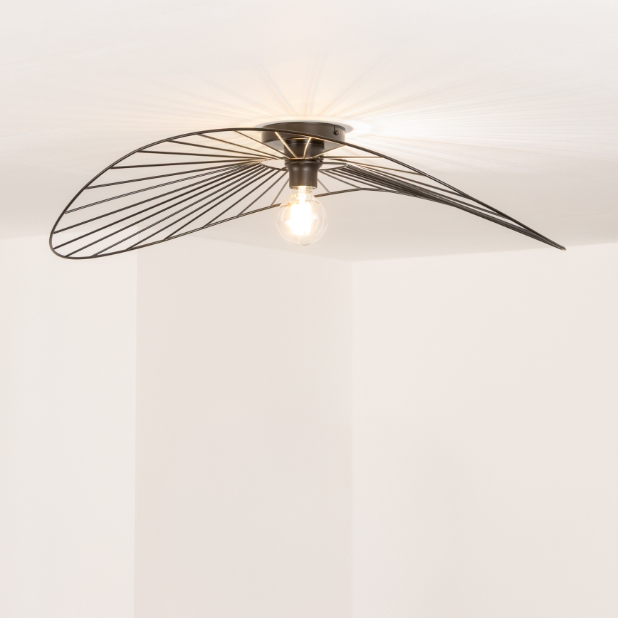 Brilagi - LED-pintakiinnitteinen kattovalaisin CERIA WIRE 1xE27/40W/230V 60x80 cm musta