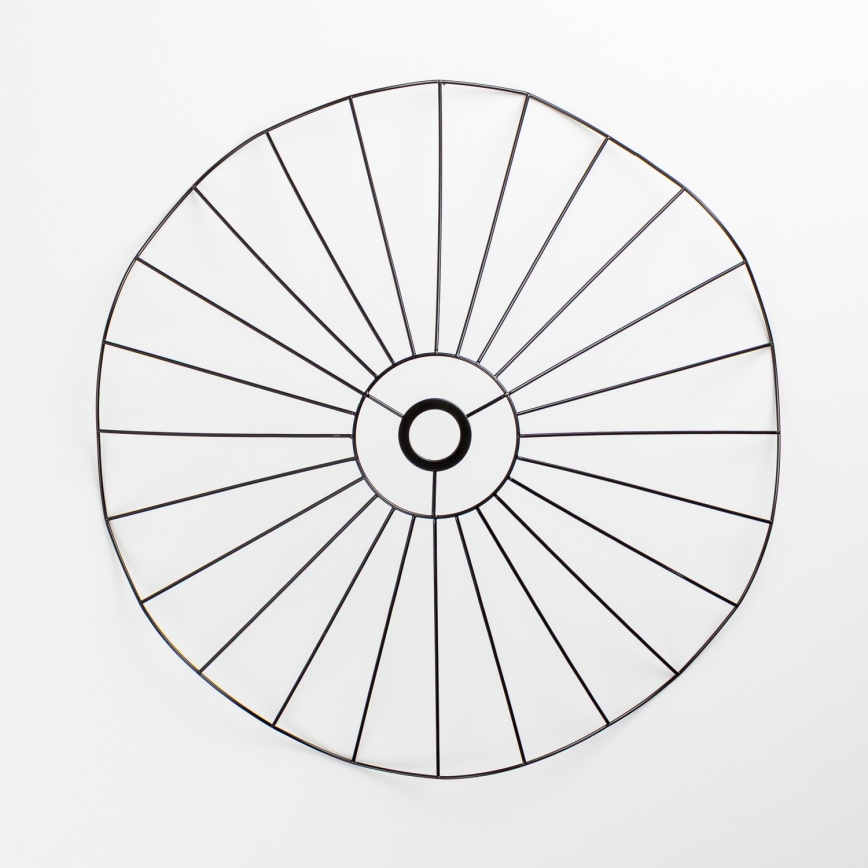 Brilagi - LED pintakiinnitteinen kattovalaisin CERIA WIRE 1xE27/40W/230V halkaisija 60 cm musta/tammi