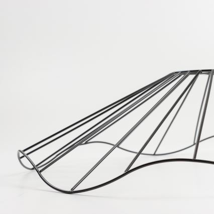 Brilagi - LED pintakiinnitteinen kattovalaisin CERIA WIRE 1xE27/40W/230V halkaisija 60 cm musta/tammi