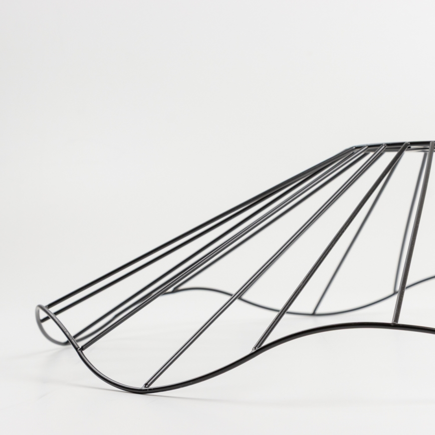 Brilagi - LED pintakiinnitteinen kattovalaisin CERIA WIRE 1xE27/40W/230V halkaisija 60 cm musta/tammi