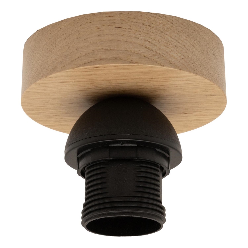 Brilagi - LED-pintakiinnitteinen kattovalaisin CERIA WIRE 1xE27/40W/230V, halkaisija 60 cm, musta/tammi