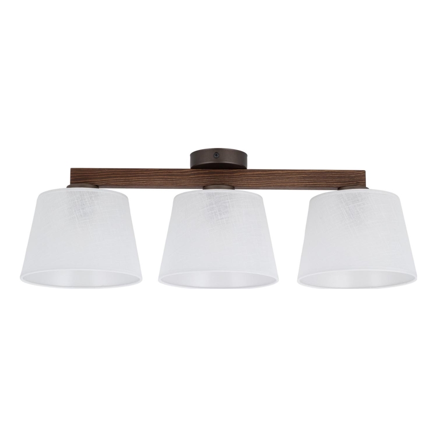 BRILAGI - LED Pintakiinnitteinen kattovalaisin LATTE 3xE27/15W/230V mänty/valkoinen