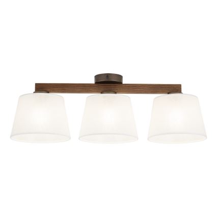 BRILAGI - LED Pintakiinnitteinen kattovalaisin LATTE 3xE27/15W/230V mänty/valkoinen