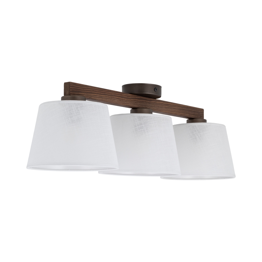 BRILAGI - LED Pintakiinnitteinen kattovalaisin LATTE 3xE27/15W/230V mänty/valkoinen