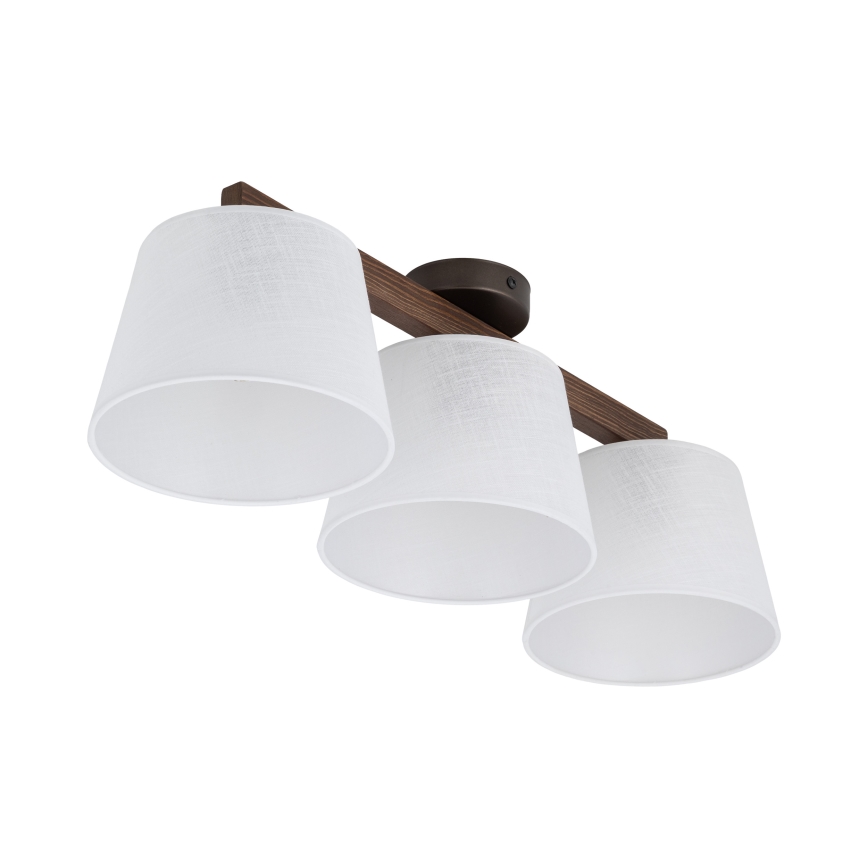BRILAGI - LED Pintakiinnitteinen kattovalaisin LATTE 3xE27/15W/230V mänty/valkoinen