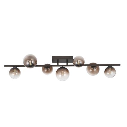 Brilagi - LED-pintakiinnitteinen kattovalaisin MILLA 7xG9/3W/230V ruskea/savunruskea