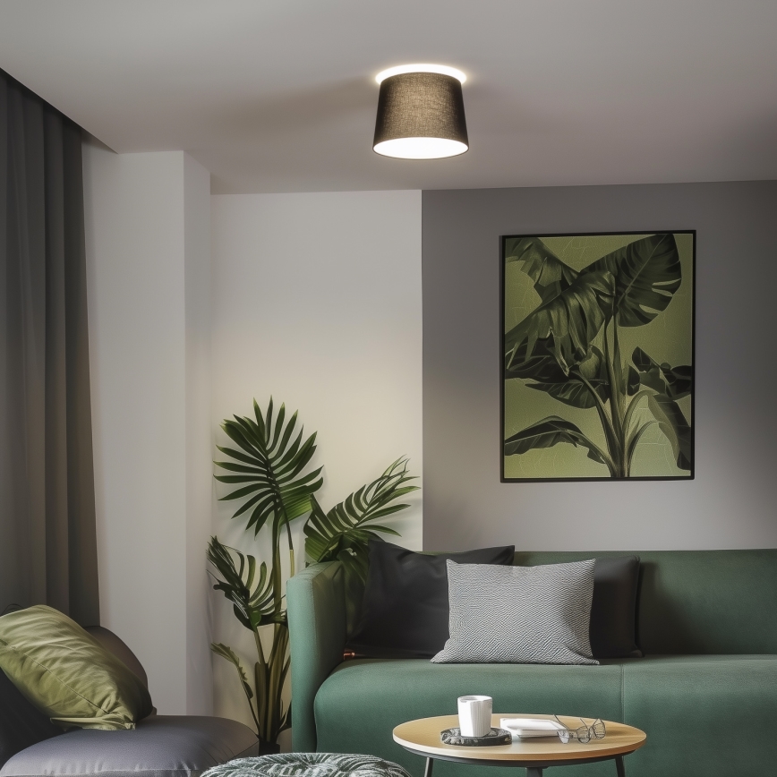 Brilagi - LED-pintavalaisin CERIA 1xE27/40W/230V Ø 30 cm musta