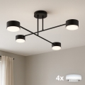 Brilagi - LED pintavalaisin MONO 4xGX53/13W/230V musta
