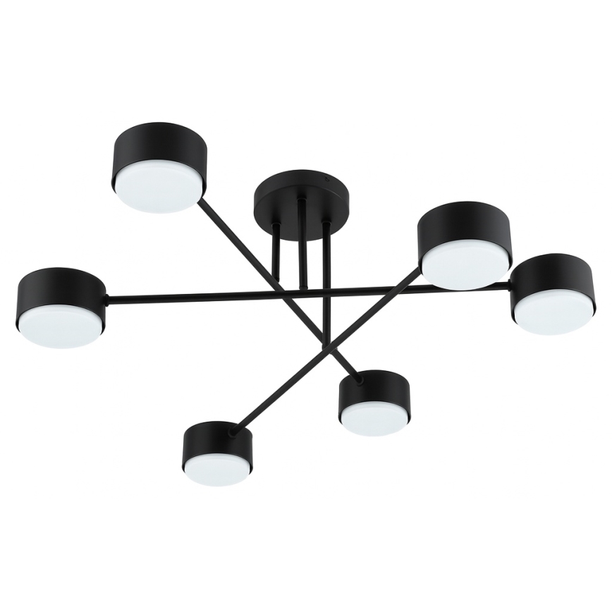 Brilagi - LED-pintavalaisin MONO 6xGX53/12W/230V musta