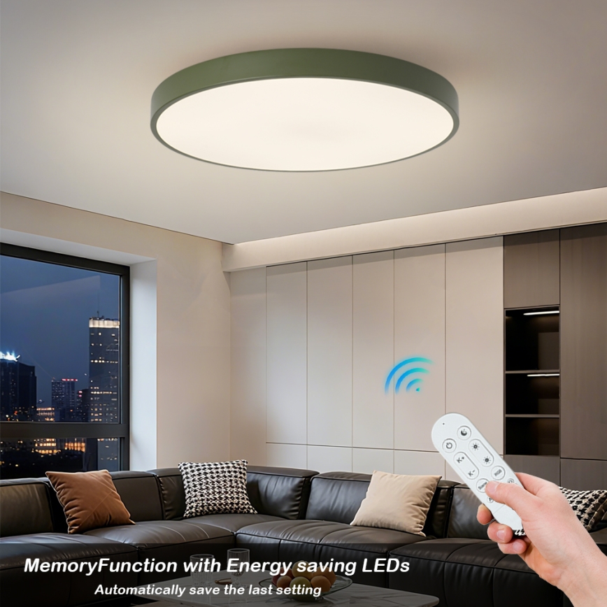 Brilagi - LED himmennettävä valaisin POOL SMART LED/100W/230V halkaisija 80 cm 3000-6000K Wi-Fi Tuya + kauko-ohjain vihreä