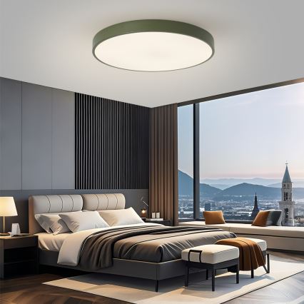 Brilagi - LED himmennettävä valaisin POOL SMART LED/100W/230V halkaisija 80 cm 3000-6000K Wi-Fi Tuya + kauko-ohjain vihreä