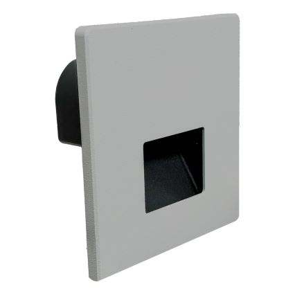 Brilagi - LED-porrasvalaisin JACK LED/3W/230V 3000/4000/6500K IP65 harmaa