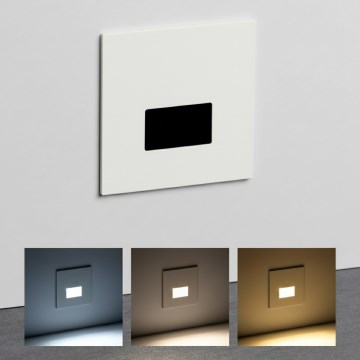 Brilagi - LED-porrasvalaisin JACK LED/3W/230V 3000/4000/6500K IP65 valkoinen