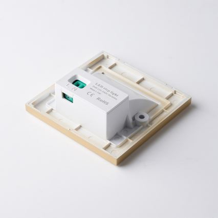 Brilagi - LED-porrasvalaisin STEP LIGHT LED/1,5W/230V IP44 kultainen