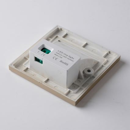 Brilagi - LED-porrasvalaisin STEP LIGHT LED/1,5W/230V IP44 kultainen