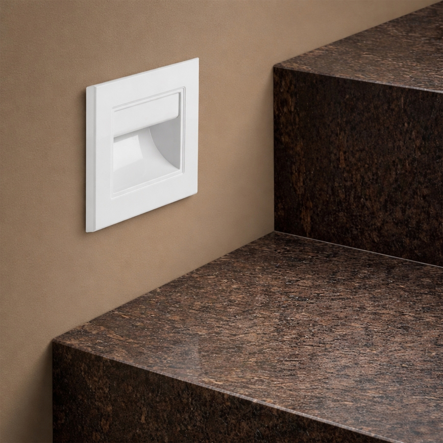 Brilagi - LED-porrasvalaisin STEP LIGHT LED/1,5W/230V IP44 valkoinen