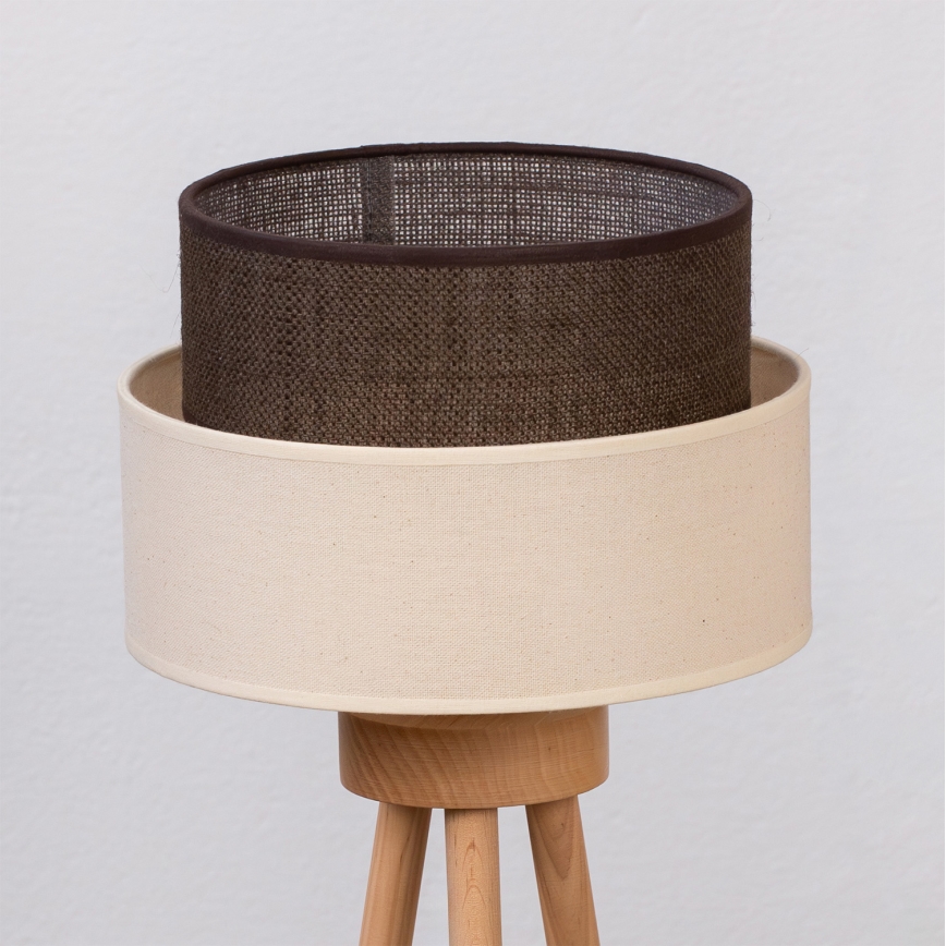 Brilagi - LED-pöytälamppu BOHO-tyyli 1xE27/15W/230V kermanvärinen/ruskea