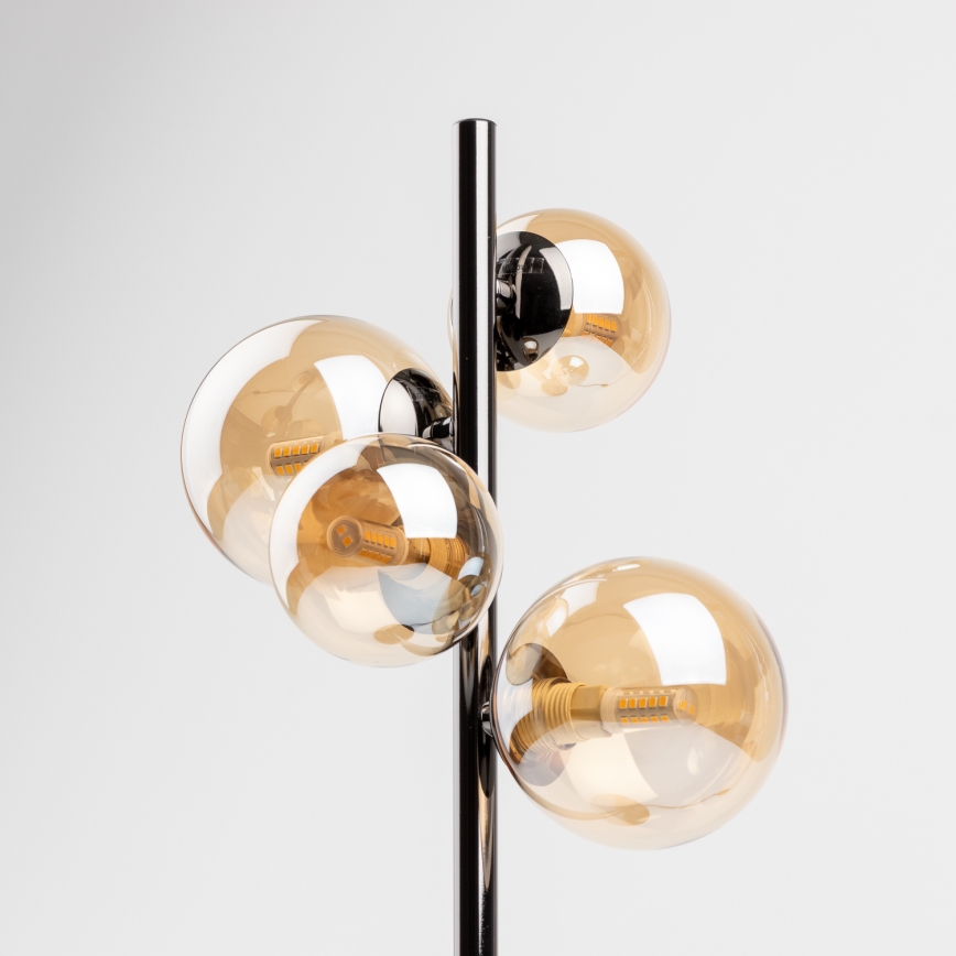 Brilagi - LED pöytälamppu MILLA 4xG9/3W/230V musta kromi/kultainen