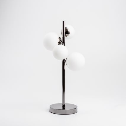 Brilagi - LED-pöytälamppu MILLA 4xG9/3W/230V musta kromi/valkoinen
