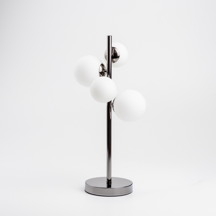 Brilagi - LED-pöytälamppu MILLA 4xG9/3W/230V musta kromi/valkoinen