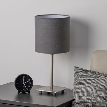Brilagi - LED-pöytälamppu NUBILA 1xE27/60W/230V antrasiitti