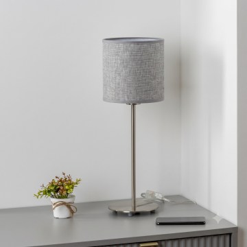 Brilagi - LED-pöytälamppu NUBILA 1xE27/60W/230V harmaa