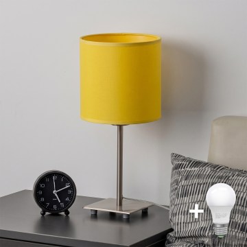 Brilagi - LED-pöytälamppu NUBILA 1xE27/60W/230V keltainen