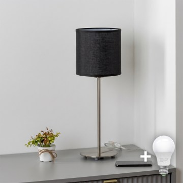 Brilagi - LED-pöytälamppu NUBILA 1xE27/60W/230V musta