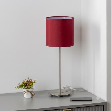 Brilagi - LED pöytälamppu NUBILA 1xE27/60W/230V pompeijinpunainen
