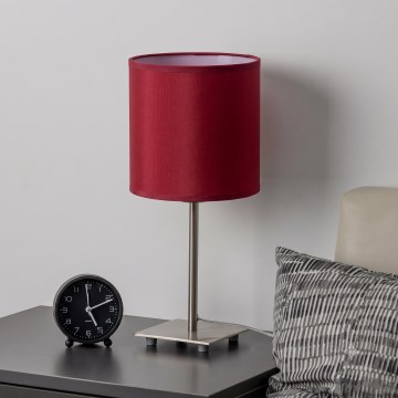 Brilagi - LED pöytälamppu NUBILA 1xE27/60W/230V pompejinpunainen