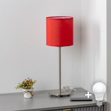Brilagi - LED-pöytälamppu NUBILA 1xE27/60W/230V punainen