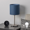 Brilagi - LED-pöytälamppu NUBILA 1xE27/60W/230V tummansininen
